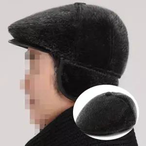 어르신 모자 할아버지 캡 중년 남성 노인 시니어 겨울