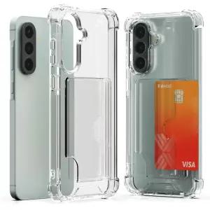 엑씨 갤럭시 A17/버디5 케이스 클라로 슬라이드 범퍼 투명 카드수납