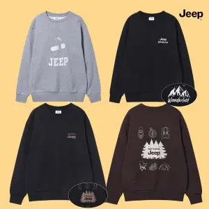 [지프키즈](신세계 사우스시티)(지프성인) 보드베어루즈핏 맨투맨(JQ3TSU890)등판 프린트 맨투맨(JR1TS...