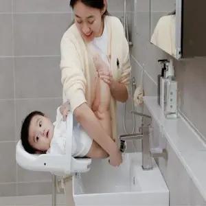 신생아 비데 아기 엉덩이 씻기기 목욕 샤워 세면대