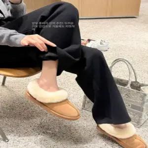 임산부 와이드팬츠 겨울 기모 하이웨스트 편한 임부복 봄가을 겨울용