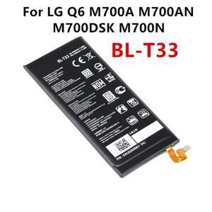 오리지널 BL-T33 교체 배터리 LG Q6 M700A 휴대폰