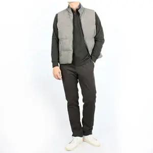 [셀러허브 1]트레몰로 HC09 스웨이드  퀼팅 베스트 FW 가을겨울 남성 FW 뉴트럴그레이  QC3Z8321