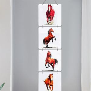 붉은갈기의말4단소형_멀티아크릴액자_ob849