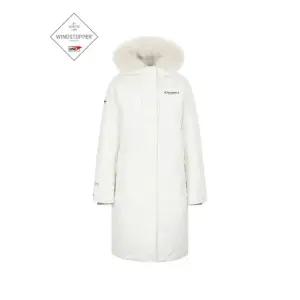 패딩 XQD DWDJ7P036-IVS 여성 베르겐 고어 윈드스토퍼 구스다운 롱패딩