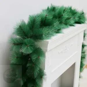MLstore 270cm 고급 솔잎 가랜드 벽장식솔잎