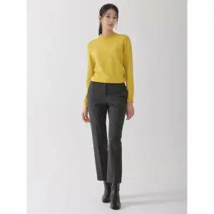 [하프클럽/]여성 글렌 체크 양기모 일자 팬츠 LFPTOA02_GR