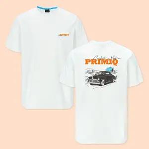 프리미크 남성 여성 반팔 티셔츠 올드카 아이보리 HCT25230U