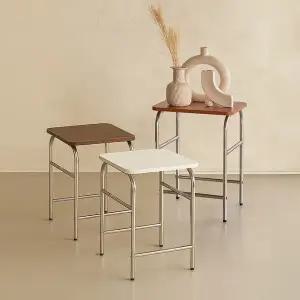 동서가구 글림 미드센츄리 선반형 스툴 DF927262