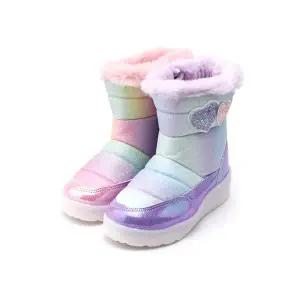 [바나나팜스]ledd여아 방한화 B슈가하트 라이팅 털부츠(td)