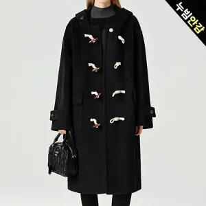 [올리비에스클로젯] 후드 떡볶이 단추 롱 누빔 코트_O2511CT002D