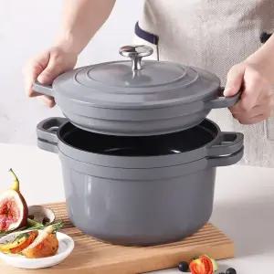 키친플라워 브리오 인덕션 멀티팟 4P 세트(팬+양수+전골+뚜껑) 22CM