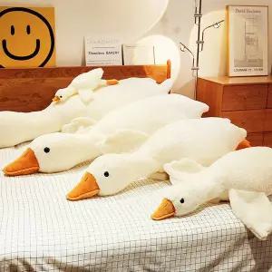 대형 오리 바디필로우 롱쿠션 인형 수면쿠션 모찌베개 160cm