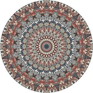 페르시안 카페트 240x330cm 원형카펫 엔틱 문양 러그 터키 북유럽 레드 민족