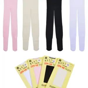 (사이즈:L(10~12세) | 색상:화이트)아동 80데니아 고탄력 팬티스타킹 타이즈 주니어 여아 패션 데일리 유타