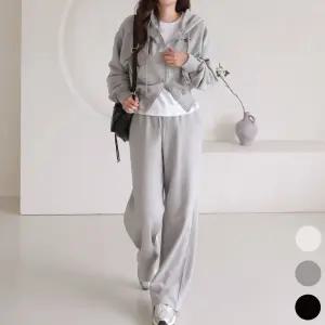 더험프 여성 기모후드집업세트