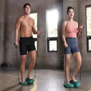 맨바리워킹 맨발지압 워킹 걷기 유산소 운동 공기주입 에어펌프 스텝퍼 운동기구 본품+핸드스트링