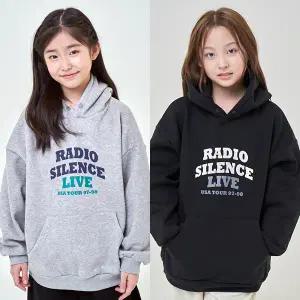 라이브 후드 기모 티셔츠 / 여아 주니어 의류 초등학생 옷