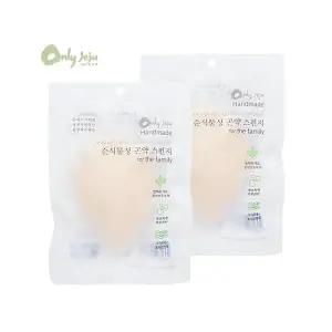 삼원캐슬 온리제주 건조형 곤약스펀지 물방울형 X 2개
