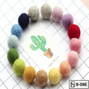 DIY 러벨릴 100% 울 펠트 볼, 라운드 폼폼 20mm, 2cm, 50 개/로트