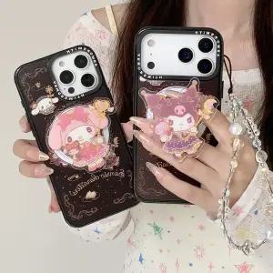헬로키티 맥세이프 스마트톡 비즈 스트랩 아이폰 16 15 14 13 프로 맥스 갤럭시S25 S24 S23 케이스