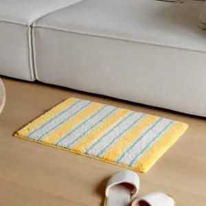 [보리보리/파크론]자카드 러그 발매트 허니샌드 60x45cm