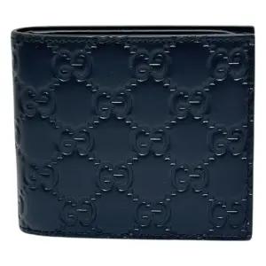 남성 시그니쳐 마이크로시마 반지갑 NAVY 779836CWC1N4009