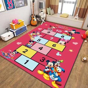 캐릭터 러그 점프하우스 퍼즐매트 가정용 거실 티 테이블 침실 침대 옆 가득