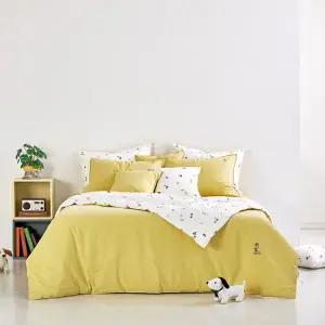 홈]고밀도 양모 파블로 옐로우[8온스] 슈퍼싱글 퀸 킹세트[퀼트이불+패드+베개커버]