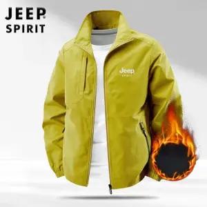 JEEP SPIRIT 가을 겨울 후리스 점퍼 캐주얼 기모 남자자켓