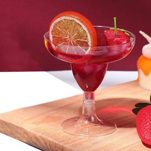 10개 우아한 하드 플라스틱 마가리타 칵테일 다이키리 마티니 결혼식 생일  야외 파티용