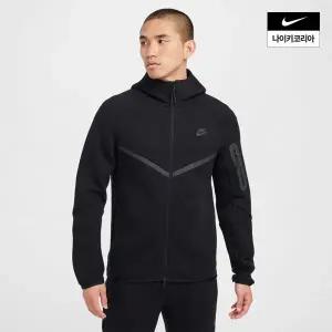 [정품] 나이키 트레이닝복 상의 런닝 운동복 남성 테크 풀집 윈드러너 후디 HV0950-010