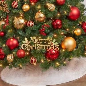 커버 트리 스커트 러그 크리스마스트리 바닥 다리 가리개