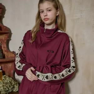 본 테이프 트랙탑 버건디