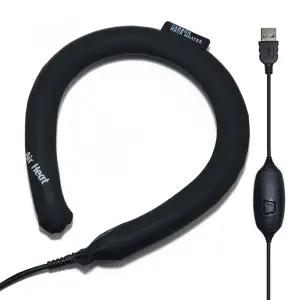 국내제작 에어숨 카본 넥히터 온도4단계조절 목걸이형 목난로 캠핑 낚시 넥워머 충전식 보조배터리 겸용