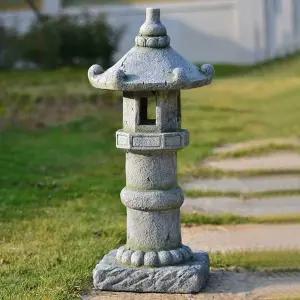 은빛 가든 돌탑 화분 돌 조형물 전원주택 조경 석등 직선