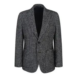 하운드투스 패턴 캐주얼 자켓 FJEAX4109 H