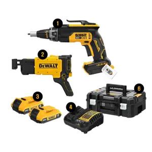 디월트 DCF630D2T 연발 드라이월 스크류건 20V 2A 2B