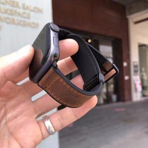 Apple Watch 용 가죽 + 실리콘 스트랩 10 42 46mm Ultra2 45 38 iwatch 시리즈 9 8 7 SE 6 팔찌