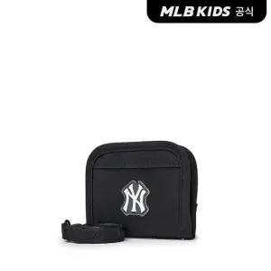 [MLB키즈 공식] 26N 태그 카드지갑 NY (Black) 7ABGB016N-50BKS