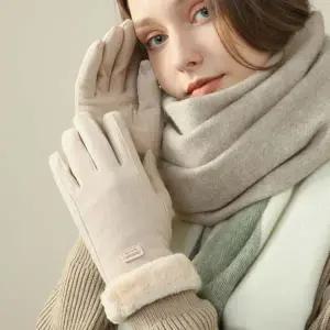 방한 캠핑 스키 장갑 여성 기모 스마트폰 터치 겨울