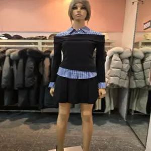 [에고이스트] 레이어드형 미니 셔츠형 원피스  EQ4WO-060