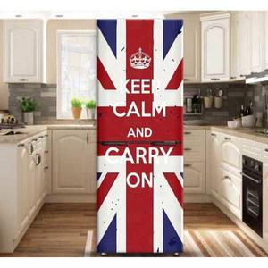 냉장고 영국 국기 시트지 비닐 위해 스타일 유니언잭 시리아와 텍스트 자동차 텍스트가있는