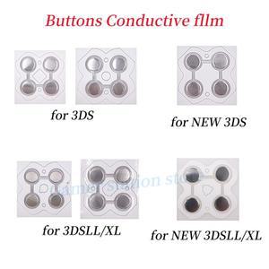 3DS XL LL용 1-10개/세트 신형 금속 전도 필름 D패드 크로스 키 ABXY 버튼 PCB 보드 스티커