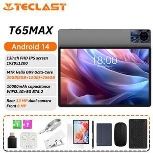 Teclast T65MAX 태블릿 MTK G99 옥타 코어 13인치 FLED 1920x1200IPS 8GB RAM 256GB ROM 안드로이드 14 100