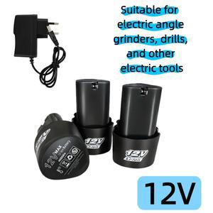 12V 4000mAh 충전식 리튬 이온 배터리 및 충전기 전동 드라이버 드릴 미니 소형 앵글 그라인더용 18650