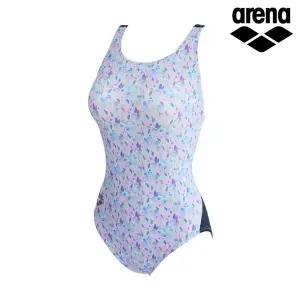 [아레나] 여성 원피스 플라워 X백 레이서 수영복 A4BL1LD05