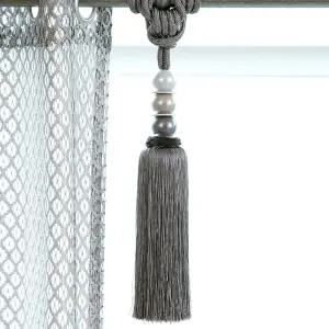 지나송 커튼 타이백 그라데이션 30cm, 그레이, 1개