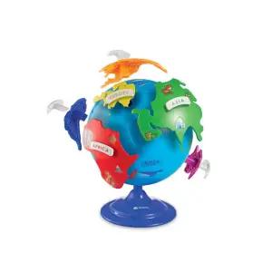 학습용 어린이 지구본장난감 대륙퍼즐 선행학생 자전 나라공부 교구