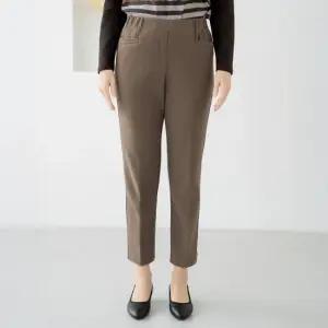 엄마옷 마담4060 기모쎄미일자팬츠 데일리 여성바지 -ZPN2511064-